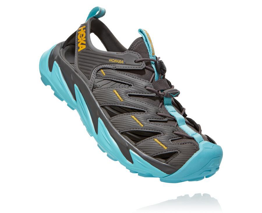 Hoka Womens Sandals NZ - Hoka One One Hopara Dark Grey (WXP670482)